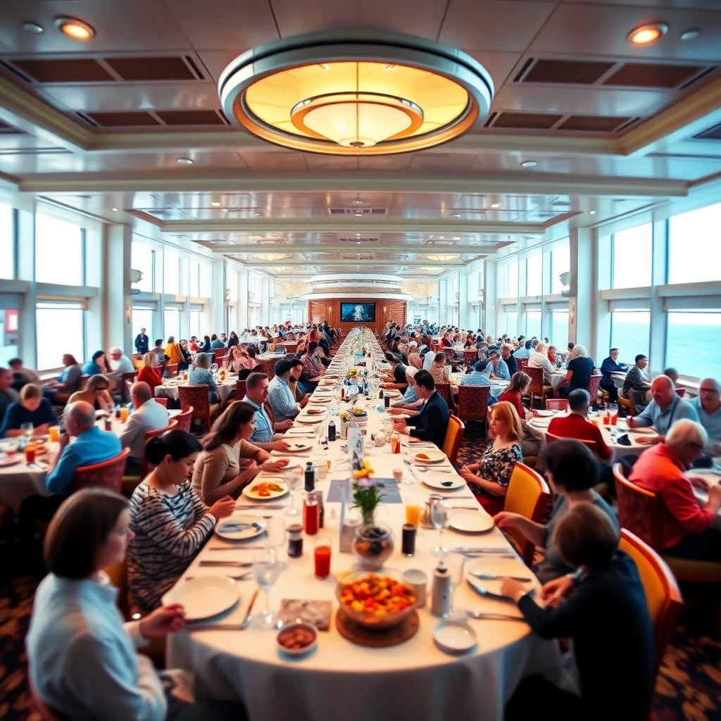 Cruise passenger in ship cabin